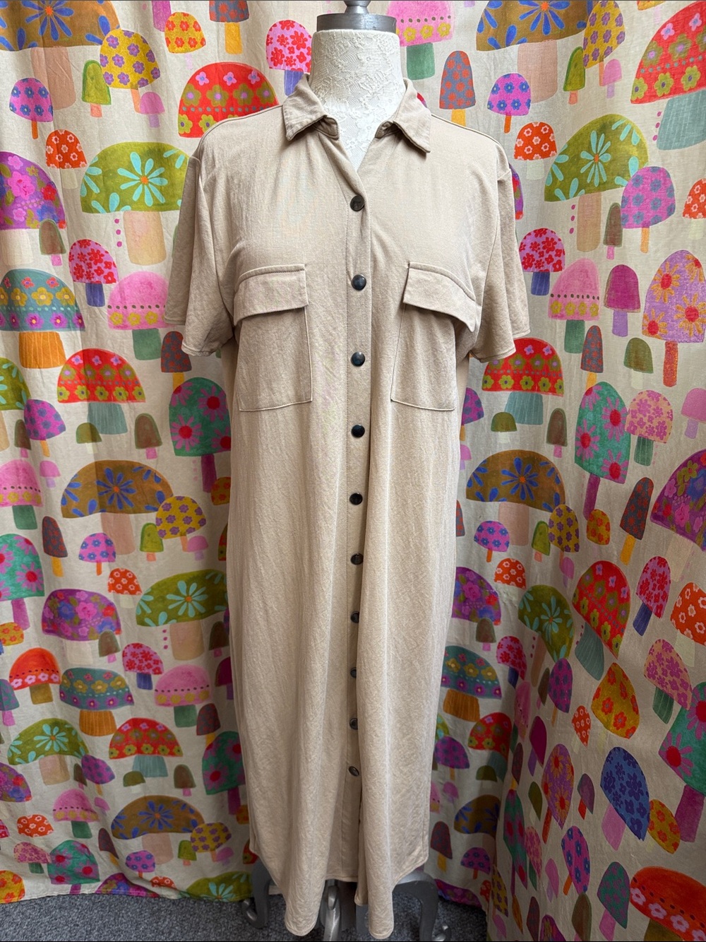 Vila S/S Shirt Dress. Large